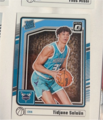 2024-25 Panini Donruss Optic #286 Tidjane Salaün — front