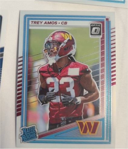 2025 Panini Donruss Optic #267 Trey Amos — front