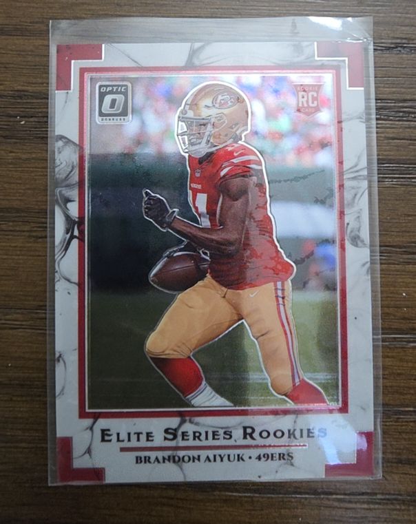 2020 Panini Donruss Optic Elite Series Rookies #ESR-BA Brandon Aiyuk — front