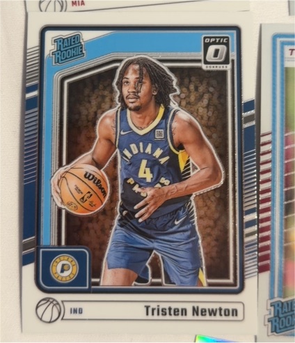 2024-25 Panini Donruss Optic #285 Tristen Newton — front