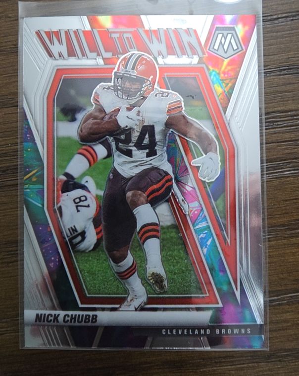 2021 Panini Mosaic #WW-10 Nick Chubb — front