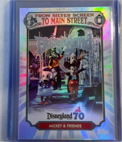 2025 Topps Disneyland 70th Anniversary #MS-7 Mickey & Friends — front