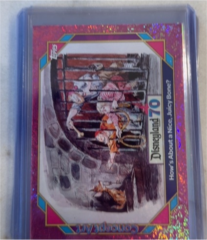 2025 Topps Disneyland 70th #129 How's About a Nice Juicy Bone? — front