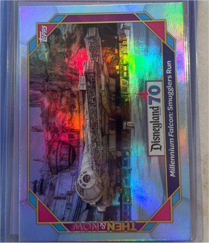 2025 Topps Disneyland 70th #25 Millennium Falcon: Smugglers Run — front