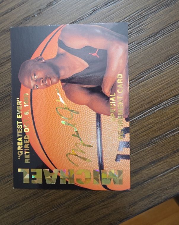 1993 Sports Stars USA #38 Michael Jordan Special Retirement Card — front