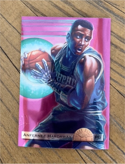 1993 Classic Draft Picks Superheros #4 Anfernee Hardaway — front