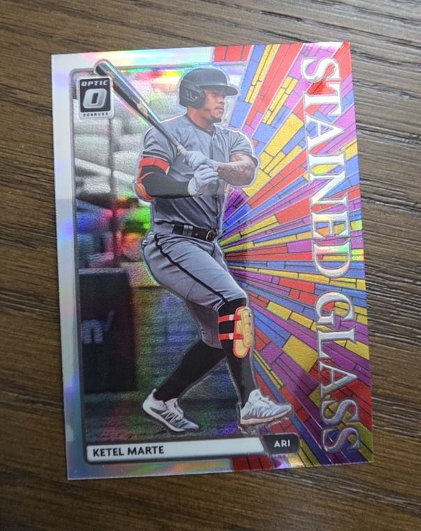 2020 Donruss Optic #SG-5 Ketel Marte Stained Glass — front