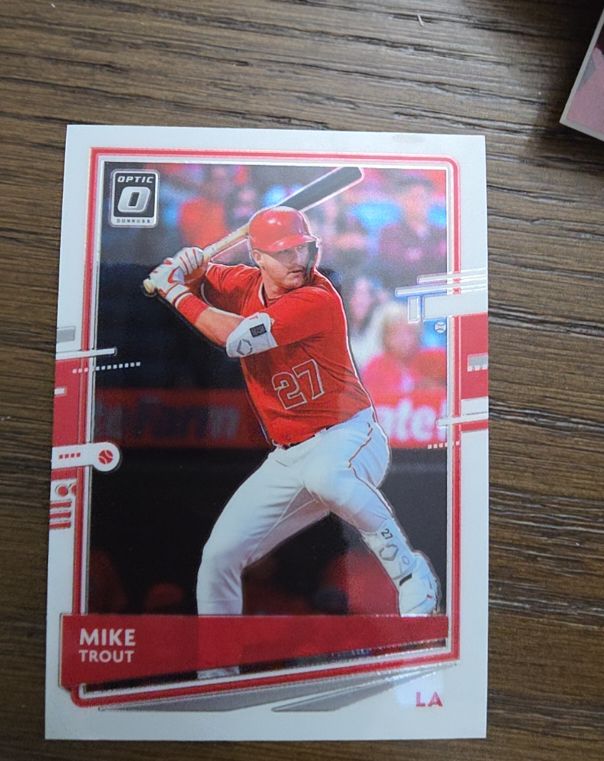 2020 Panini Donruss Optic #142 Mike Trout — front