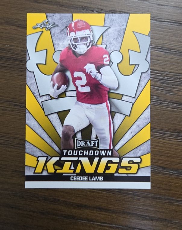2020 Leaf Draft Touchdown Kings #76 CeeDee Lamb — front