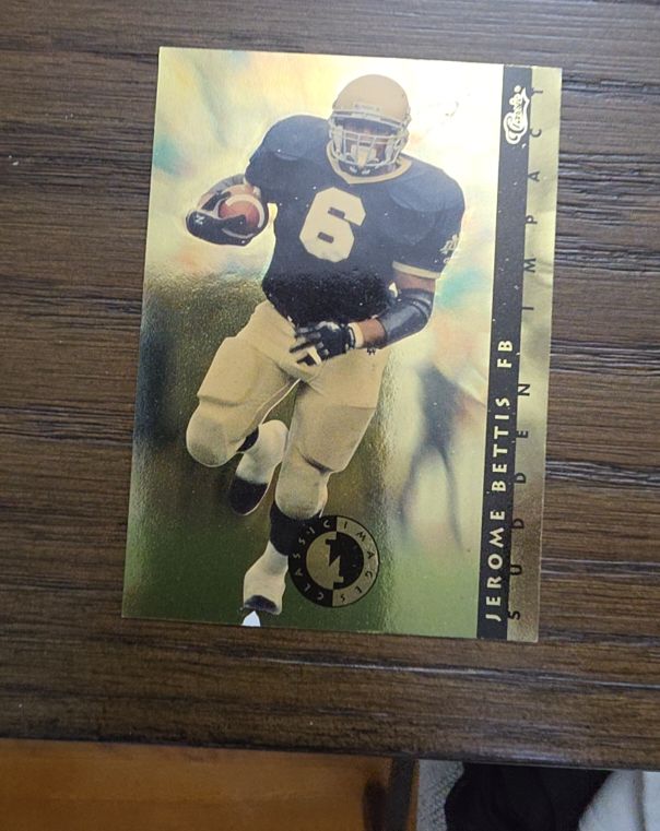 1993 Classic Images Sudden Impact #SI19 Jerome Bettis — front