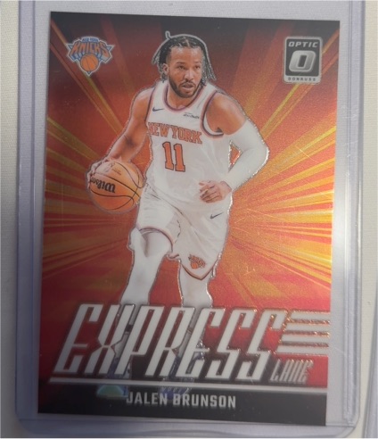 2024-25 Panini Donruss Optic #21 Jalen Brunson Express Lane — front