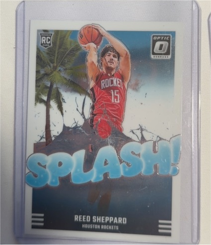 2024-25 Donruss Optic #13 Reed Sheppard Splash! Rookie — front