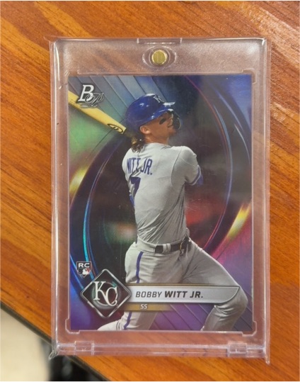 2022 Bowman Platinum #51 Bobby Witt Jr. — front