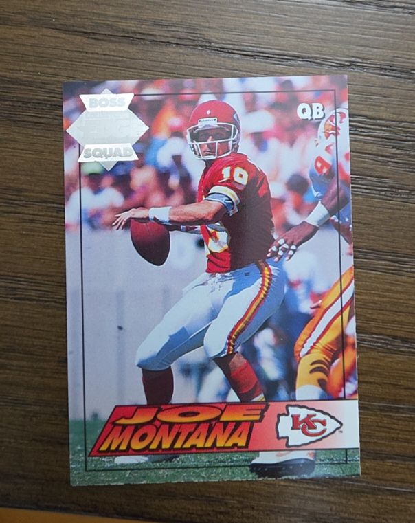1994 Collector's Edge Boss Squad Silver #94 Joe Montana — front
