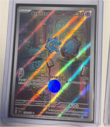 2024 Pokémon SV Temporal Forces #170 Bronzor — front