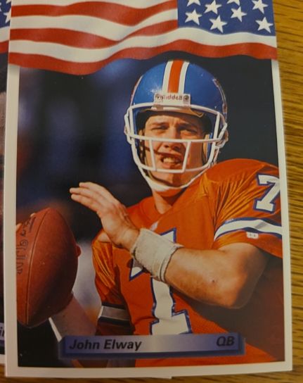 1992 All World #88 John Elway — front
