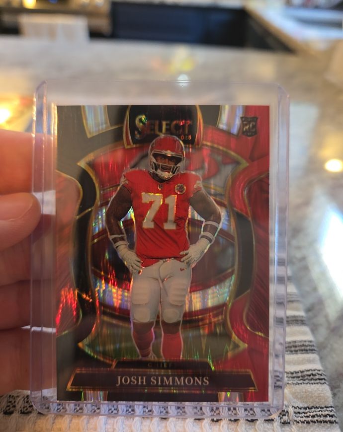 2025 Panini Select #8 Josh Simmons — front