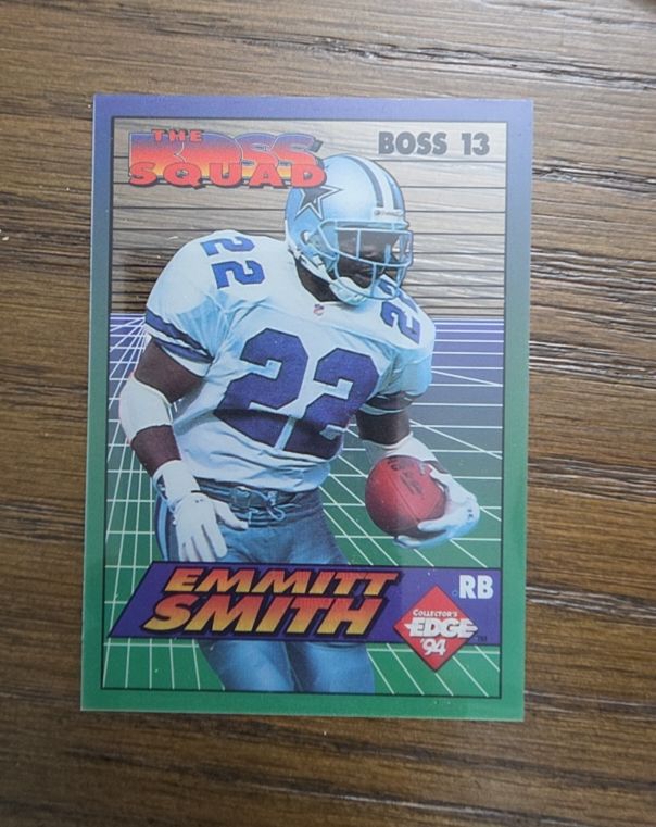 1994 Collector's Edge #BOSS 13 Emmitt Smith The Boss Squad — front