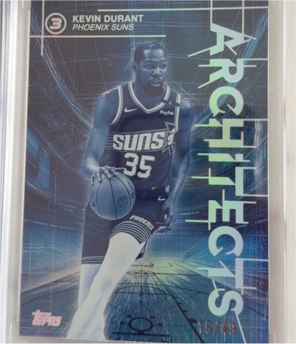 2026 Topps #3 Kevin Durant — front