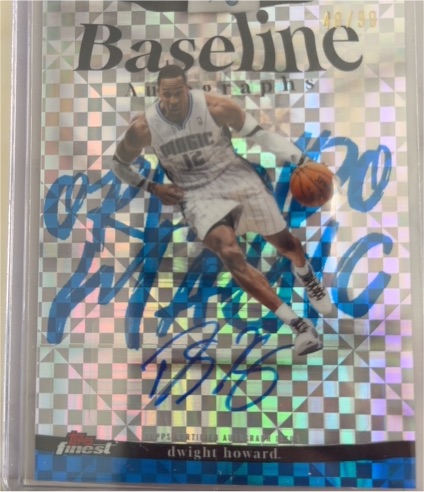2025-26 Topps Finest Baseline #BA-DH Dwight Howard — front