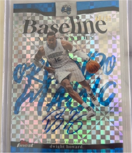 2025-26 Topps Finest Baseline #BA-DH Dwight Howard — front