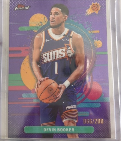 2025-26 Topps Finest #066 Devin Booker — front