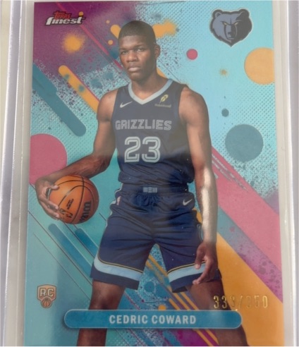 2025-26 Topps Finest #11 Cedric Coward — front