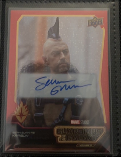 2024 Upper Deck Guardians of the Galaxy Vol 3 #E-9 Sean Gunn as Kraglin — front
