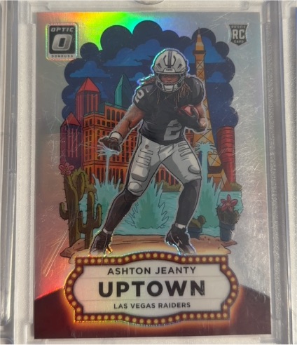 2025 Panini Donruss Optic #2 Ashton Jeanty Uptown — front