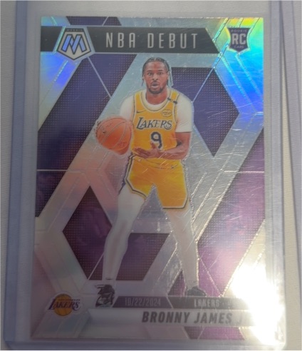 2024-25 Panini Mosaic NBA Debut #262 Bronny James Jr. — front