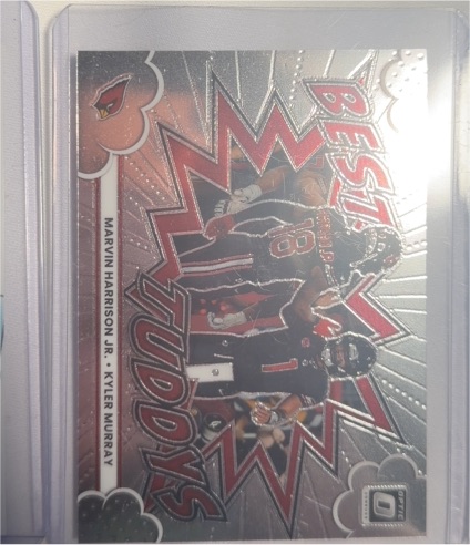 2025 Panini Donruss Optic #18 Kyler Murray Marvin Harrison Jr. Best Tuddys — front