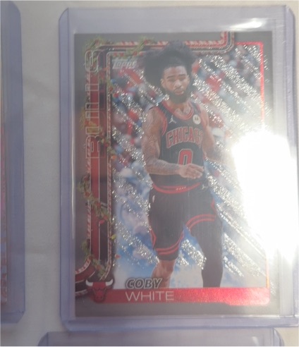 2025-26 Topps #34 Coby White — front