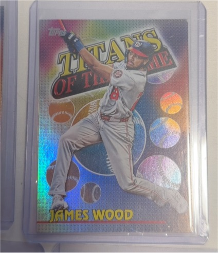2026 Topps Titans of the Game #TOG-15 James Wood — front