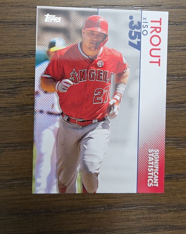 2020 Topps Series 2 Significant Statistics #SS-4 Mike Trout — front