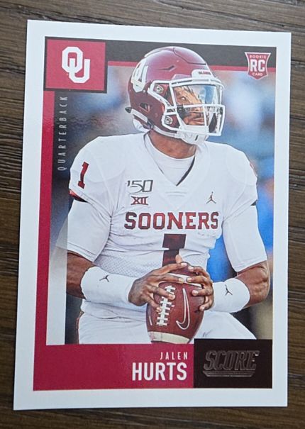 2020 Panini Score #358 Jalen Hurts — front
