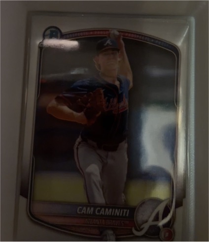 2025 Bowman Draft Chrome #BDC-122 Cam Caminiti — front