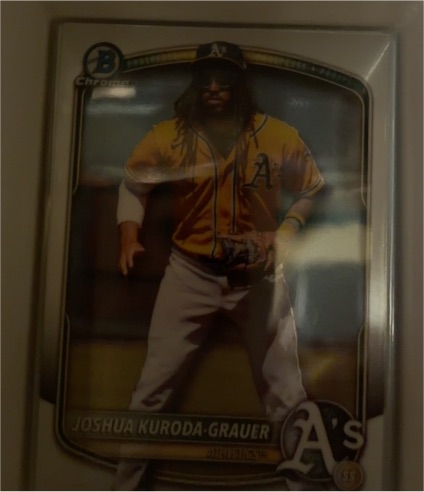 2025 Bowman Chrome Draft #BDC-125 Joshua Kuroda-Grauer — front