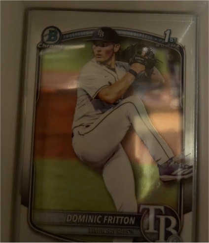 2025 Bowman Draft Chrome #BDC-189 Dominic Fritton — front