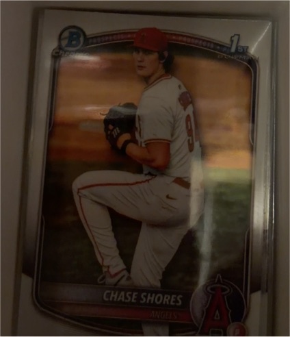 2025 Bowman Draft Chrome #BDC-142 Chase Shores — front
