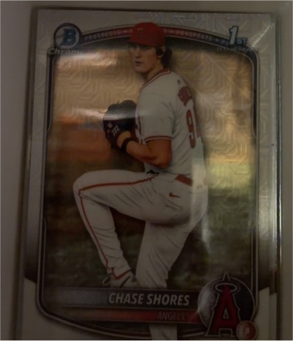 2025 Bowman Draft 1st Chrome #BDC-142 Chase Shores — front