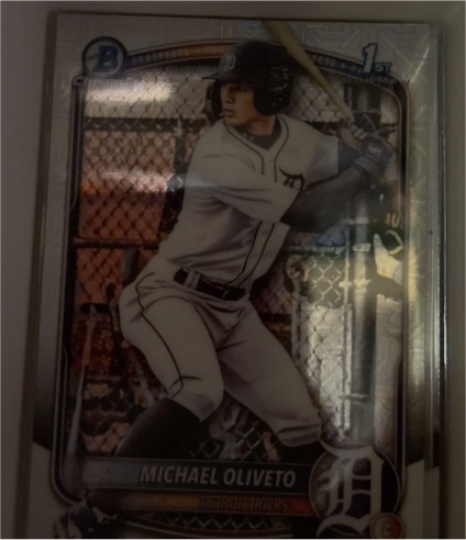 2025 Bowman Draft #BDC-156 Michael Oliveto — front