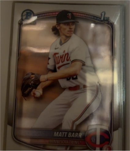 2025 Bowman Draft Chrome #BDC-154 Matt Barr — front