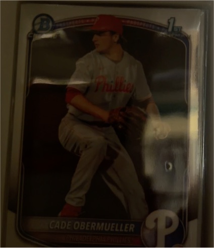 2025 Bowman Draft Chrome #BDC-80 Cade Obermueller — front