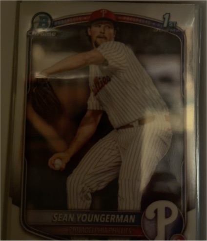2025 Bowman Chrome #BDC-104 Sean Youngerman — front