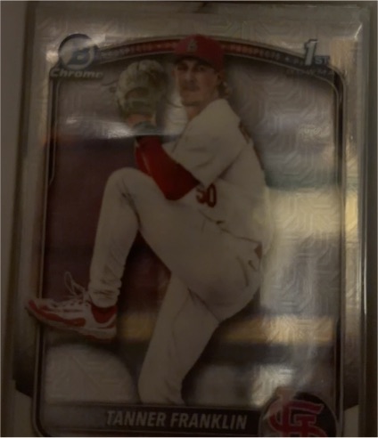 2025 Bowman Draft Chrome #BDC-90 Tanner Franklin — front
