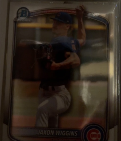 2025 Bowman Draft Chrome #BDC-173 Jaxon Wiggins — front