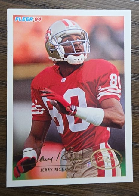 1994 Fleer #108 Jerry Rice San Francisco 49ers — front