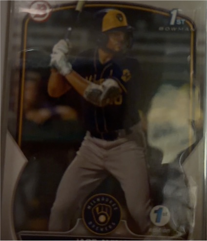 2022 Bowman Chrome Prospects #BCP-15 Branlyn Jaraba — front