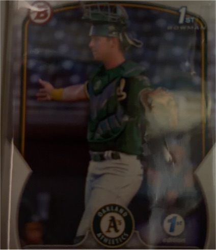 2014 Bowman #68 Jarrod Parker Oakland Athletics — front
