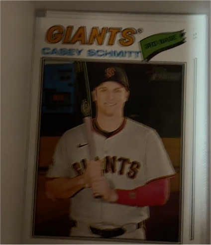 2026 Topps Heritage Chrome #27 Casey Schmitt — front